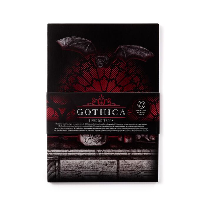 Bloc-notes A5 en papier recyclé - Gothica