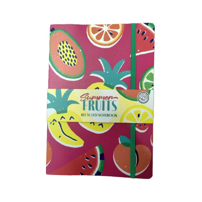 Bloc-notes A5 en papier recyclé - Summer Fruits