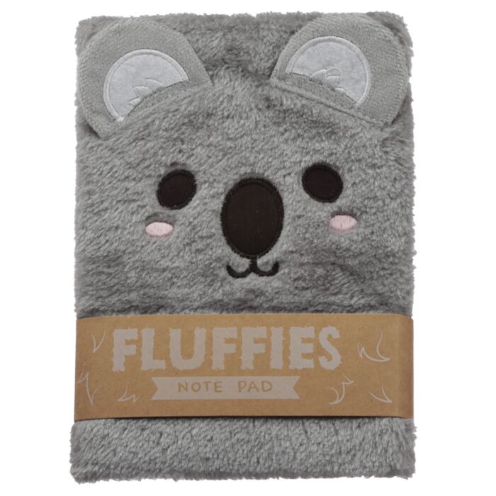Grand Bloc-note Peluché Fluffies Adoramals - Koala