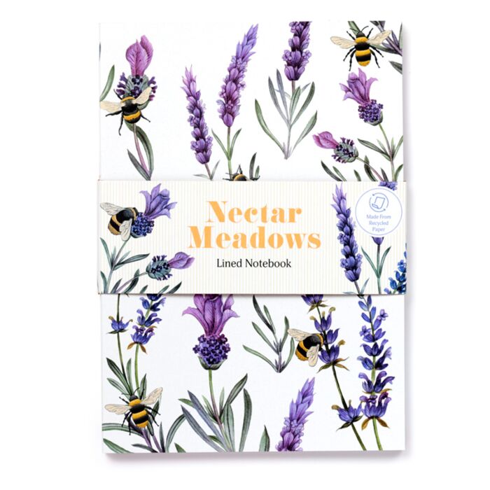 Bloc-notes A5 en papier recyclé - The Nectar Meadows