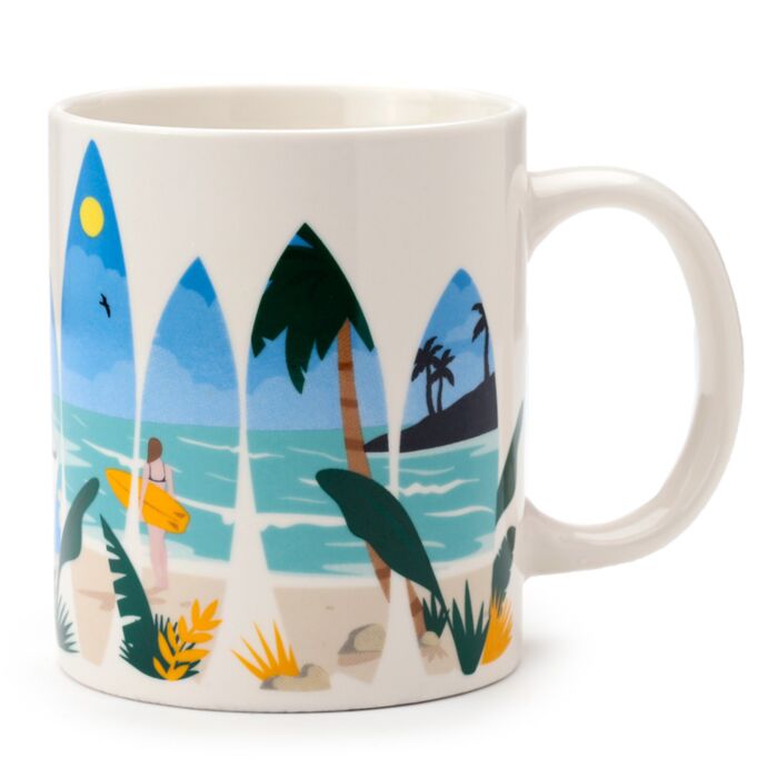 Mug Volkswagen - Van Bus Combi VW T1 The Waves are Calling 