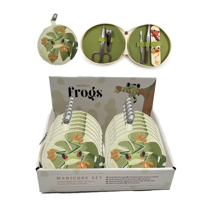 Ensemble Manucure 5 Pieces - Tropical Frogs Grenouilles Tropicales