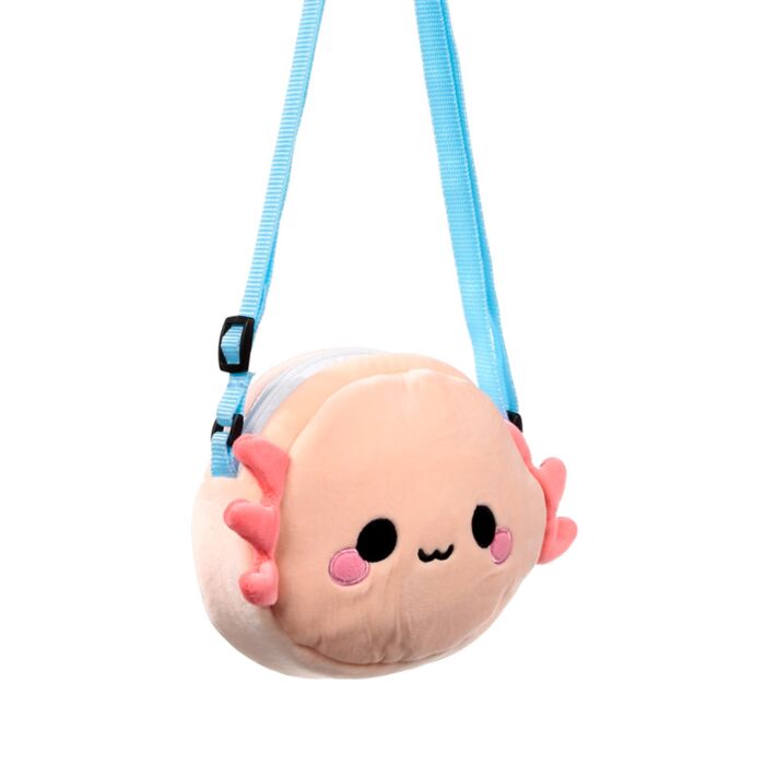 Sac Peluché à bandoulière - Maddie l'Axolotl Adoramals