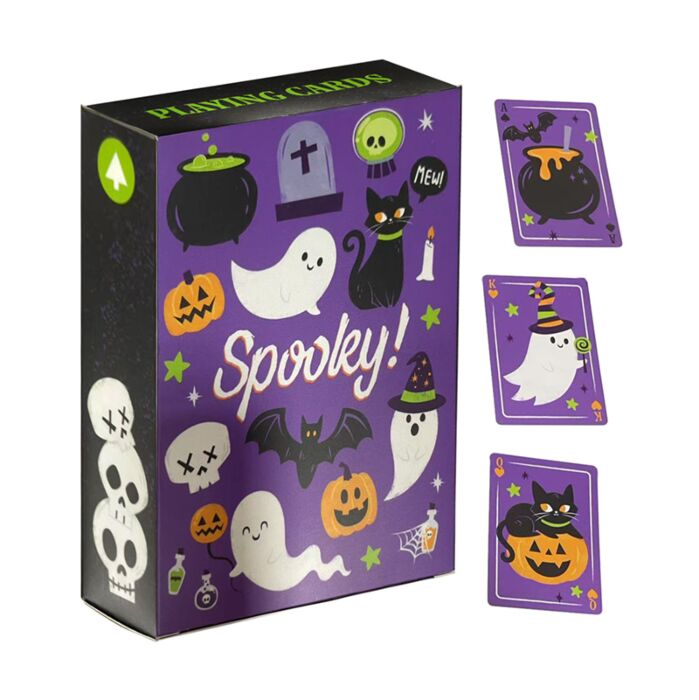 Jeu de Cartes Traditionnel - Halloween Effrayant 