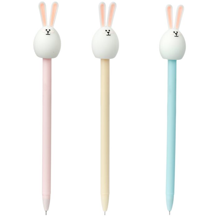 Stylo à Mine Fine Adoramals - Lapin Blanc