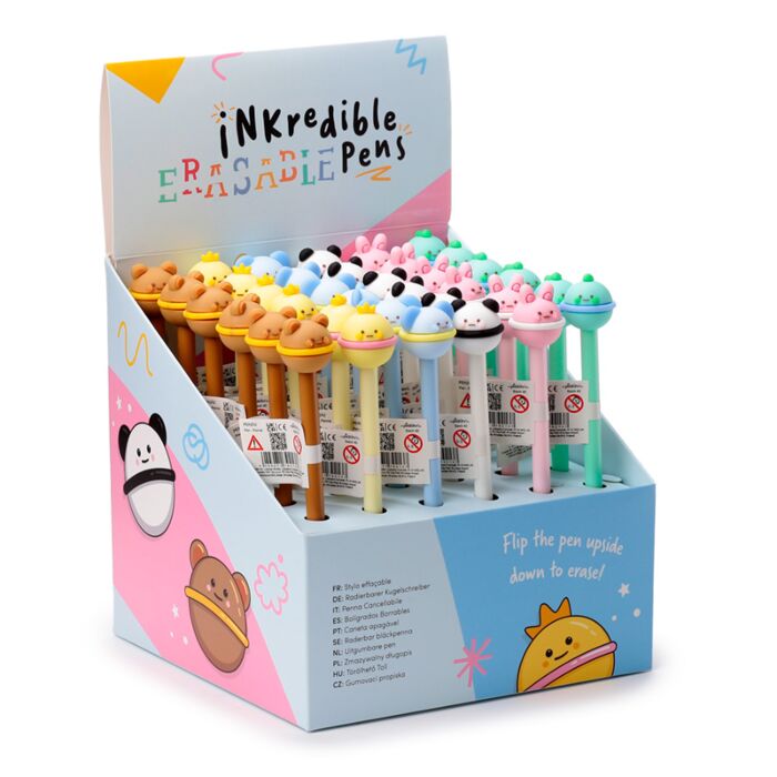 Stylo effaçable Inkredible avec Animaux mignons