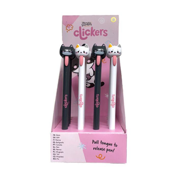 Stylo Chat langue à tirer - Adoramals Chat cLickers