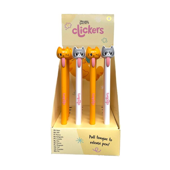 Stylo Chat langue à tirer - Beans & Co Chat cLickers 