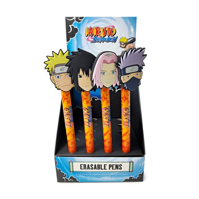 Stylo à Encre Effaçable Embout PVC Inkredible - Naruto 