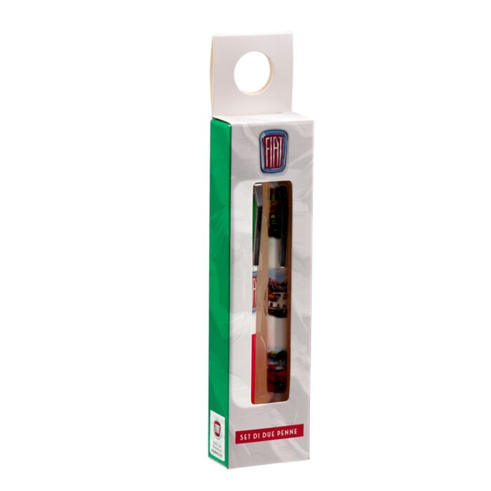 Lot de 2 Stylos - Fiat 500 Retro 