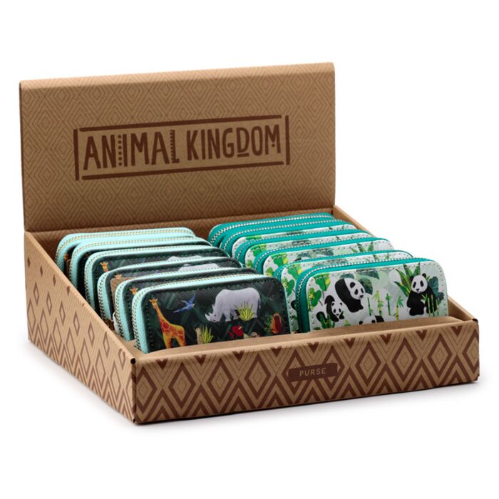 Petit Porte-monnaie à Fermeture Eclair Animal kingdom - Royaume Animal
