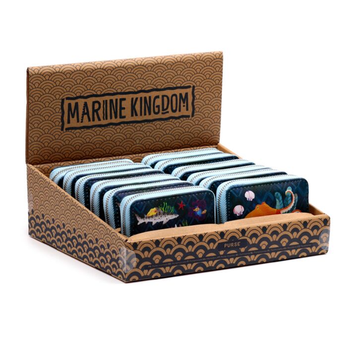 Petit Porte-monnaie à Fermeture Eclair - Marine Kingdom 