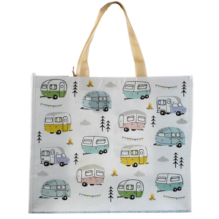 Sac de Courses en Plastique Recyclé rPET - Caravane