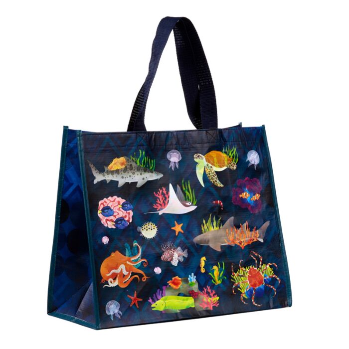 Sac Shopping réutilisable en PET recyclé - Marine Kingdom 