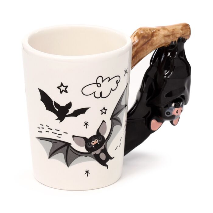 Mug à Anse Décorée - Chauve-souris