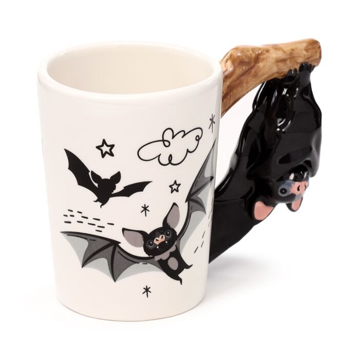 Mug à Anse Décorée - Chauve-souris