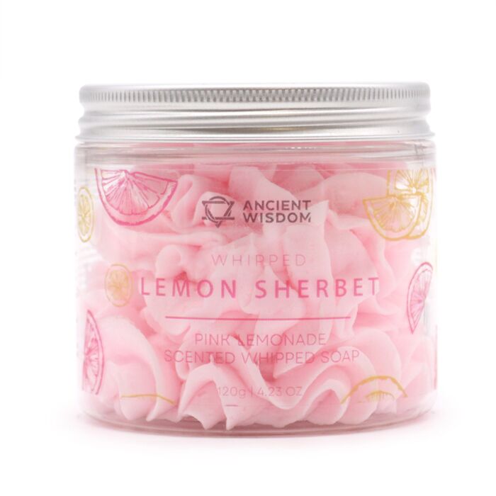 Pot de Savon fouetté - Sorbet Limonade Rose 