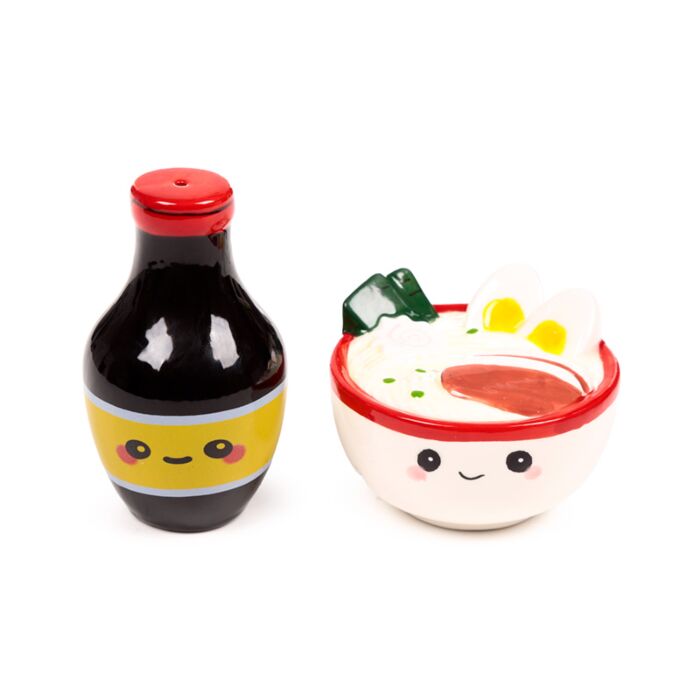 Ensemble Salière & Poivrière en céramique - Nori Le Ramen Foodiemals