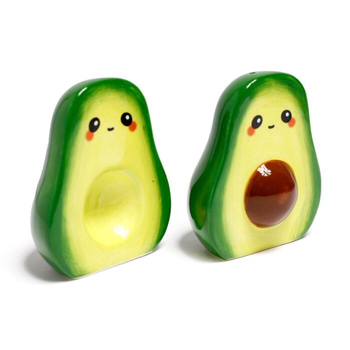 Ensemble Salière & Poivrière en céramique - Pedro l'Avocat Foodiemals 
