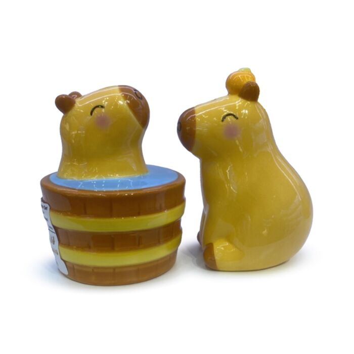 Ensemble Salière & Poivrière en céramique - Capybara 