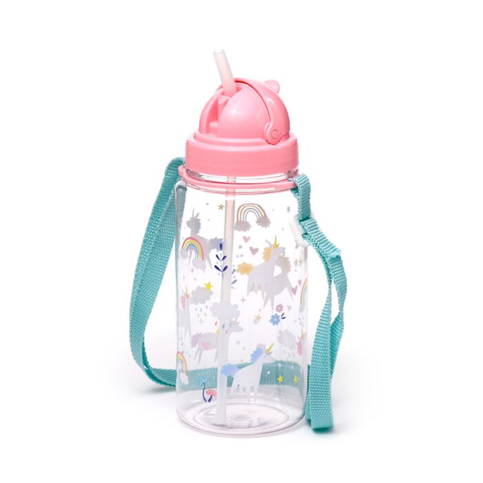 Gourde Enfant 450ml en Plastique Renforcée Licorne - Unicorn Magic