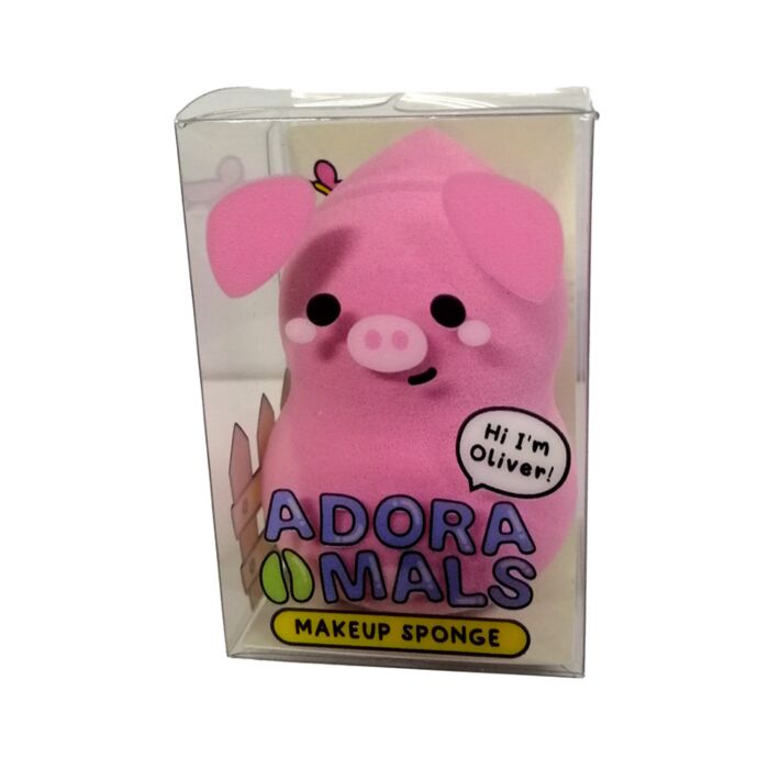 Beauty Blender Eponge à Maquillage - Adoramals Oliver le Cochon