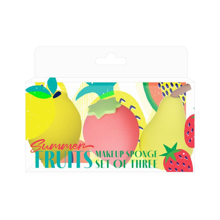 Lot de 3 Eponges à maquillage - Summer Fruits