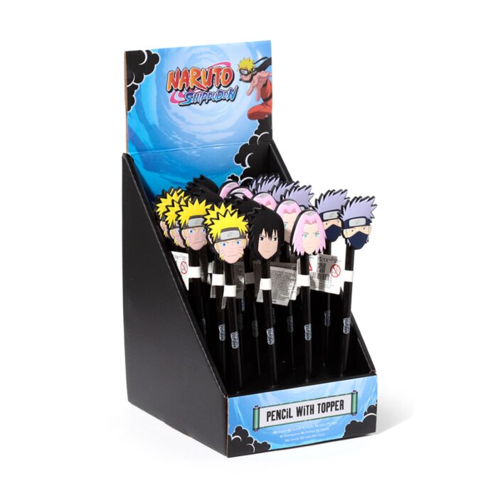 Crayon avec Embout Décoratif - Naruto