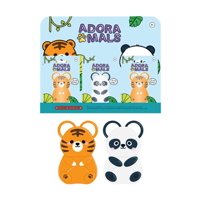 Ciseau pour Enfant dans Pochette Magnétique - Adoramals Wild