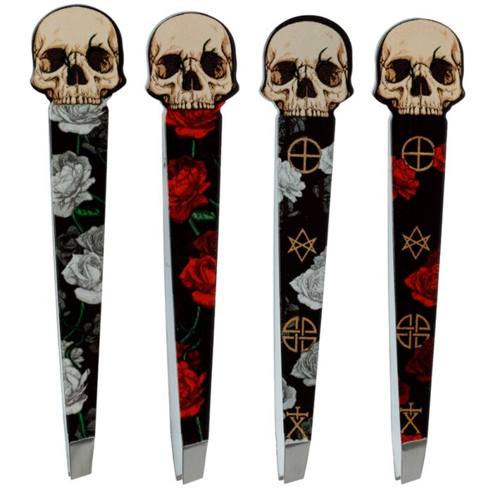Pince à Epiler Skull and Roses - Crâne
