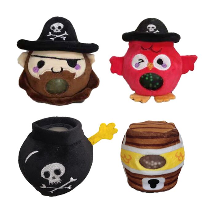Jouet Peluché à presser Queasy Squeezies Jolly Rogers - Pirates
