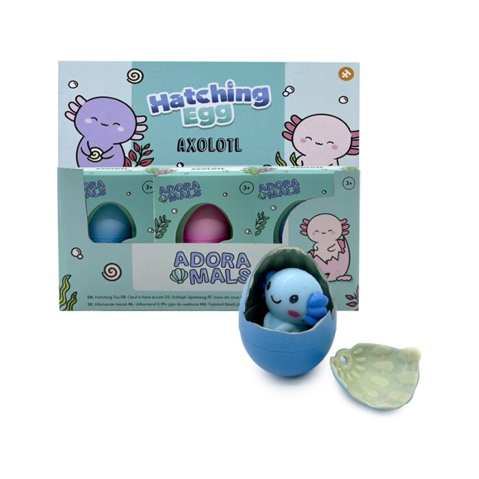 Œuf à faire éclore - Adoramals Maddie l'Axolotl