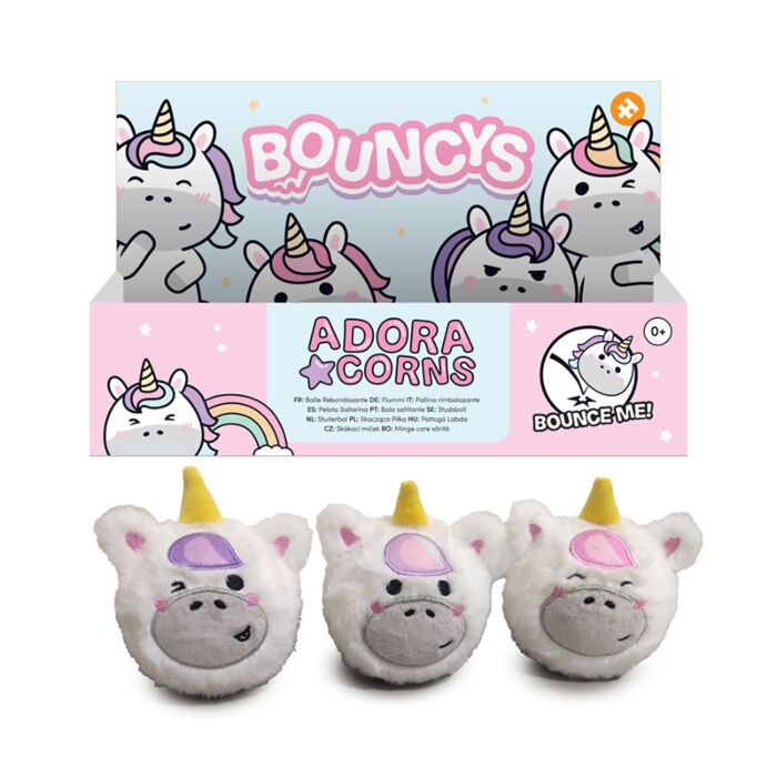 Balle Rebondissante Peluché Licorne - Unicorn Magic 