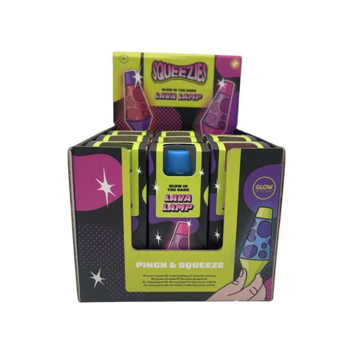 Jouet à Presser Phosphorescent - Lampe Lave