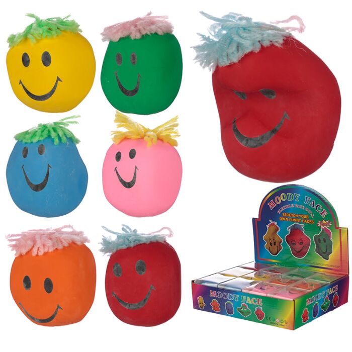 Tête A Humeur Souple Colorée