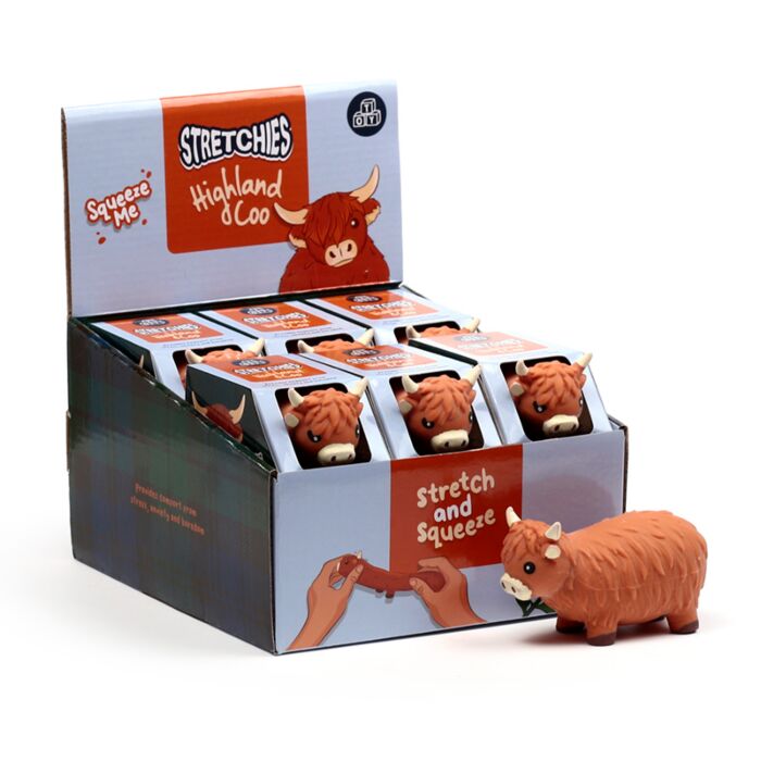 Jouet Etirable - Highland Coo