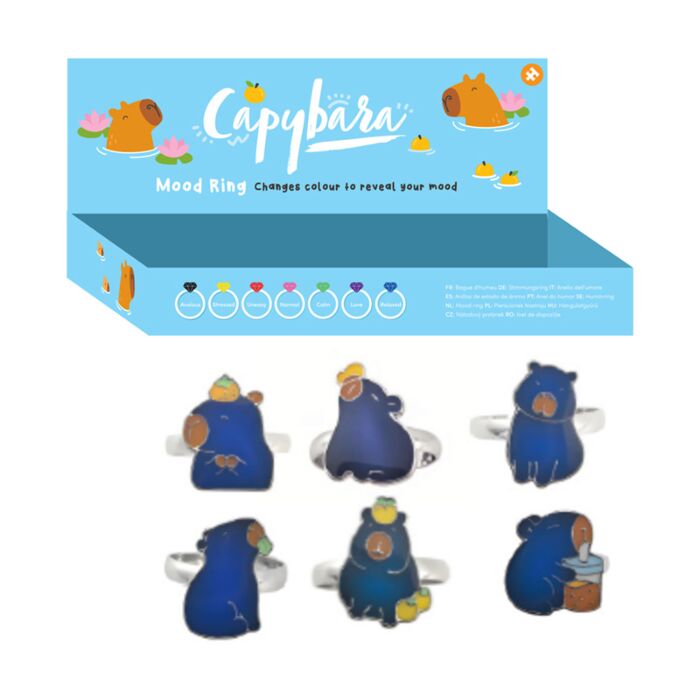 Bagues d' humeur - Capybara