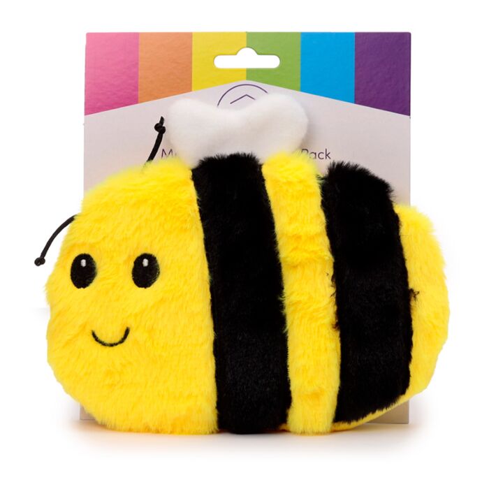 Bouillotte Micro-ondable Peluchée à la lavande - Abeille