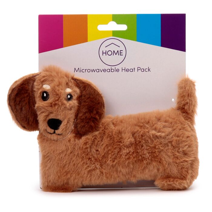 Bouillotte Micro-ondable Peluchée à la lavande - Dachshund