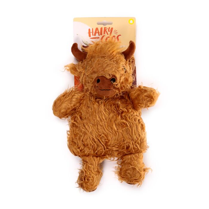 Bouillotte Micro-ondable Peluchée Highland Coo Cow - Vache Animal de la Ferme