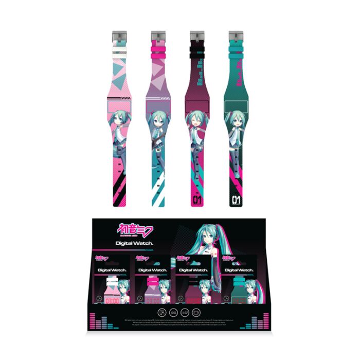 Montre Digitale en Silicone - Hatsune Miku 