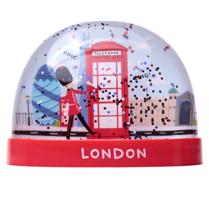 Boule à Neige ou à Eau London Icons - Soldat de la Garde Royale Britannique (Grande)
