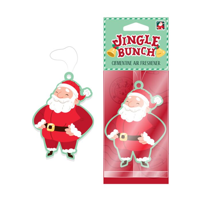 Désodorisant à Suspendre senteur Clementine -  Jingle Bunch Père Noël 