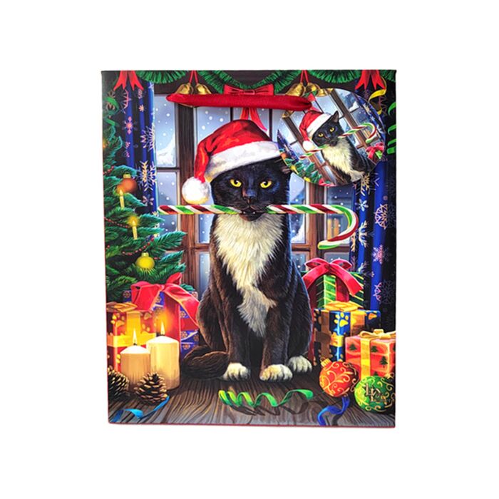 Sac Cadeau ( Moyen ) - Lisa Parker Chat Krampus Noël