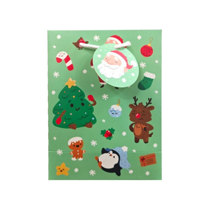 Sac Cadeau ( Moyen ) -  Jingle Bunch Noël 