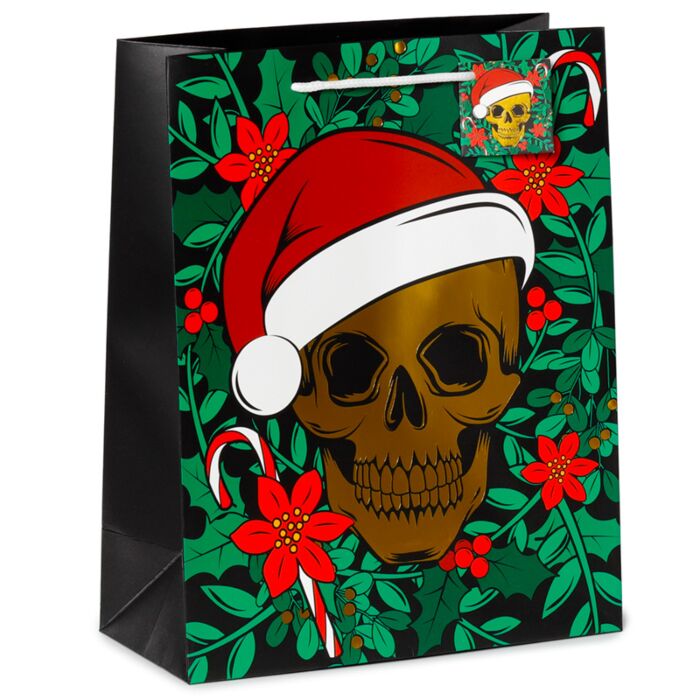 Sac Cadeau de Noël- Crâne (Grand)