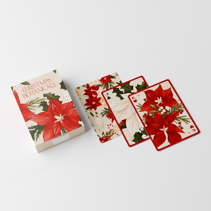 Jeu de Cartes Traditionnel - Plantes de Noël 