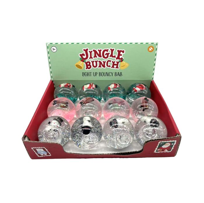 Balle Rebondissante à LED - Jingle Bunch Noël