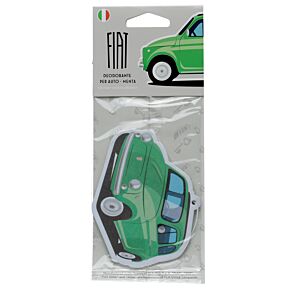 Désodorisant à Suspendre Fiat 500 - Voiture Rétro Parfum Menthe Fraîche