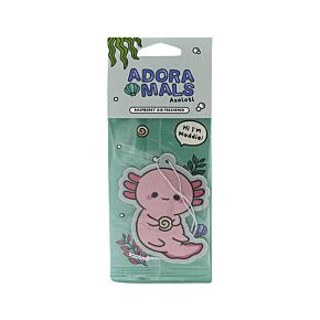 Désodorisant à Suspendre Framboise - Adoramals Maddie l'Axolotl 